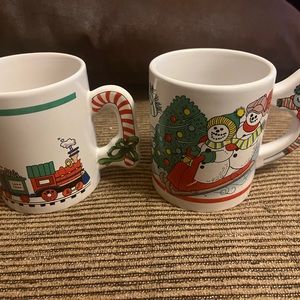 Christmas Coffee Cups set up two